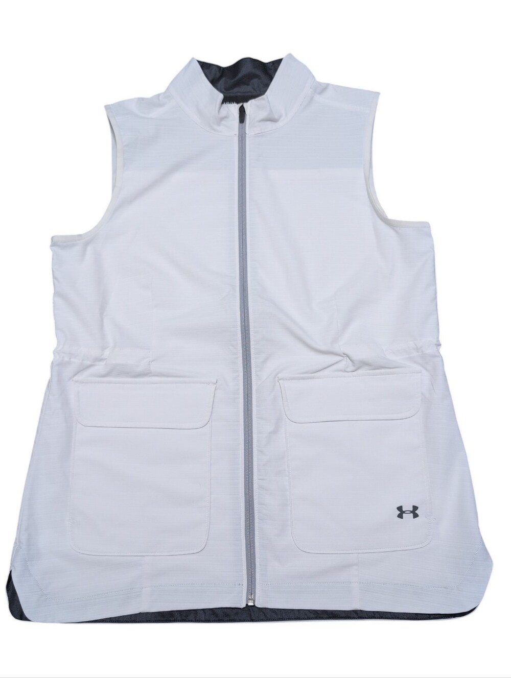 Under Armour Storm 2 Windstrike Full Zip White Vest Women's Medium Golf